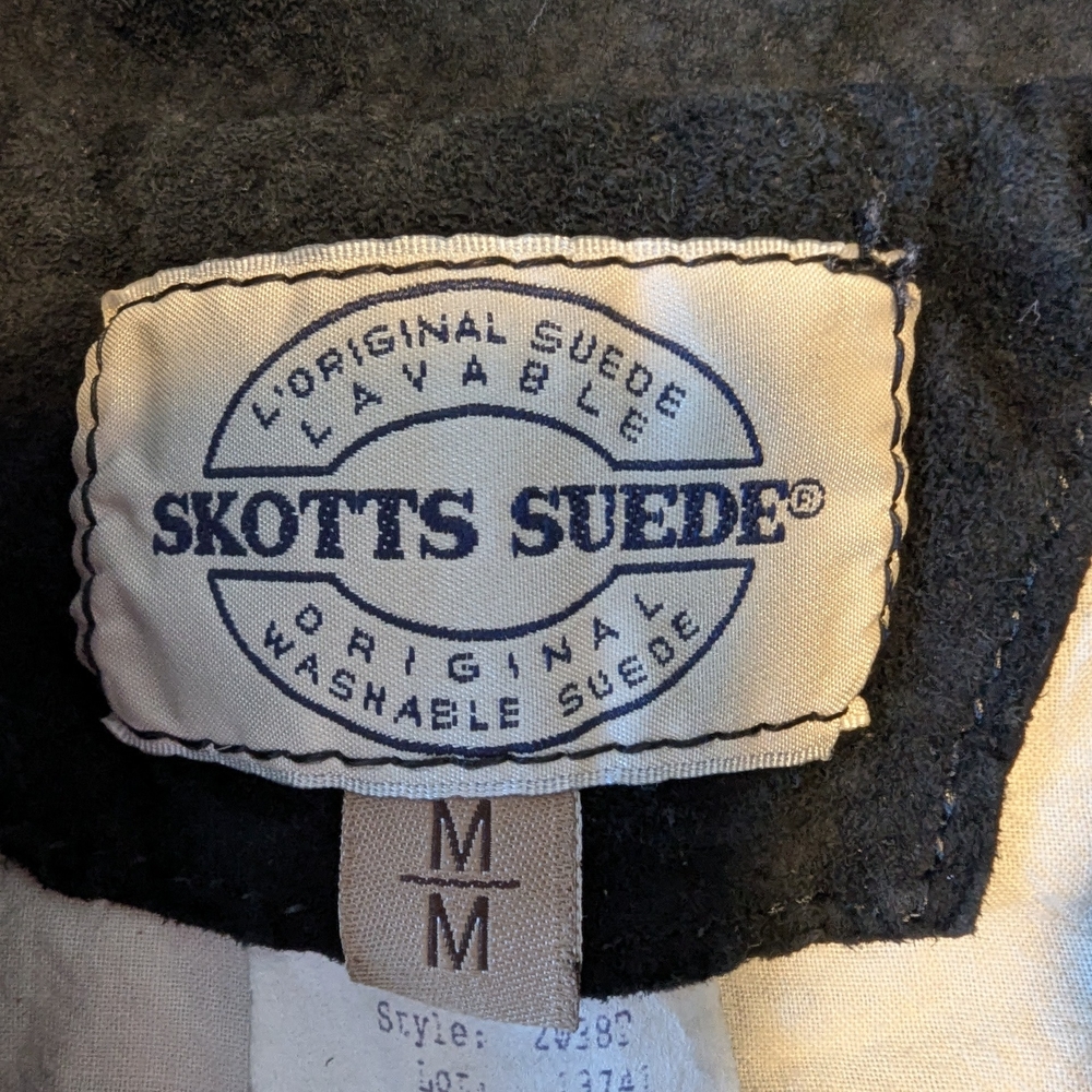 Skotts Suede Black Suede Vest - Picture 4 of 6